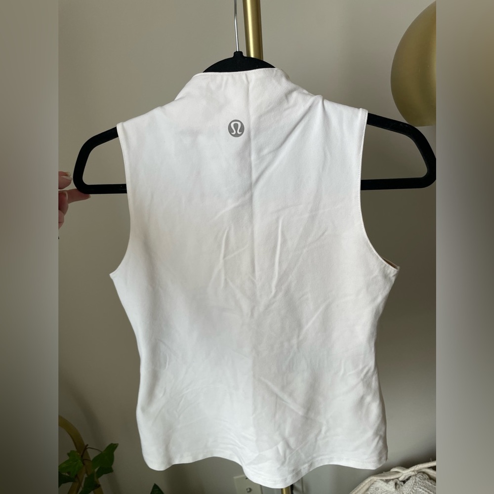 Lululemon white dressy-like Tank